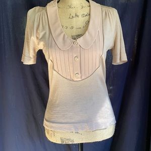 Vintage Burberry shear dress shirt. Perfect for summer